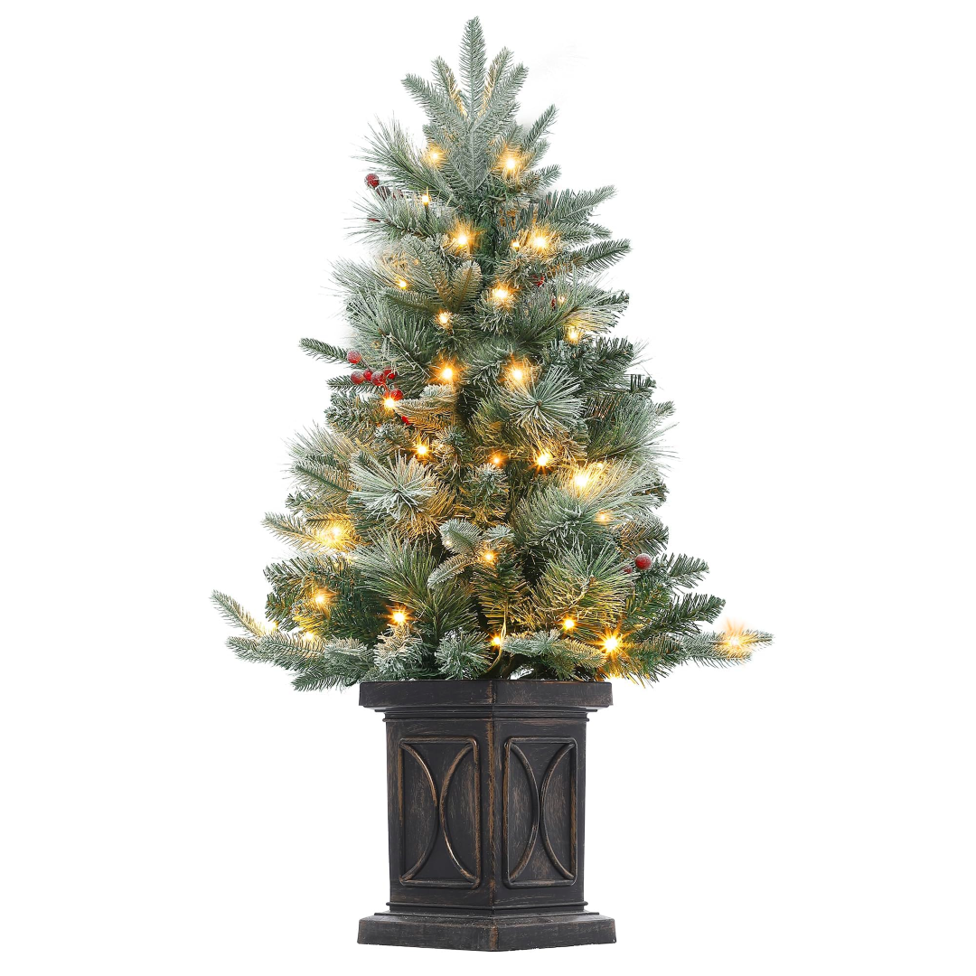 3FT CHRISTMAS TREE WITH 60 LED LIGHTS NEW